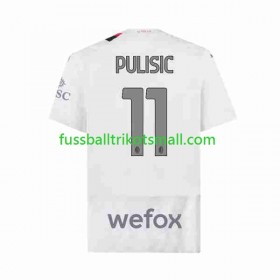 Fußballtrikots AC Mailand Christian Pulisic 11 2023-2024 Kurzarm Auswärts-trikot kaufen